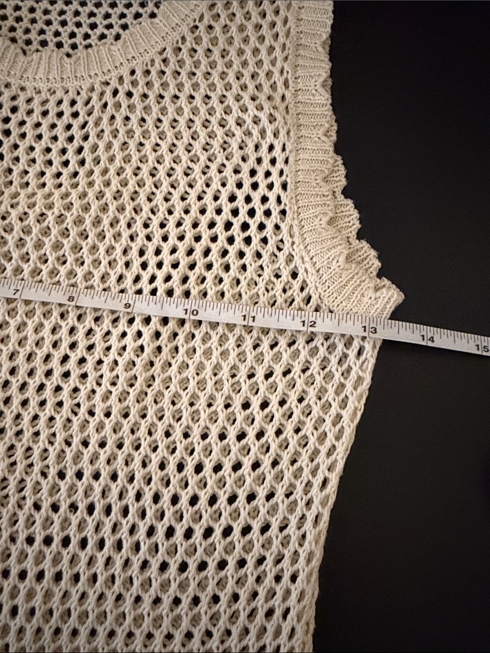 Streetwear Society Cream Crochet Maxi Dress size medium NWOT - Picture 6 of 7